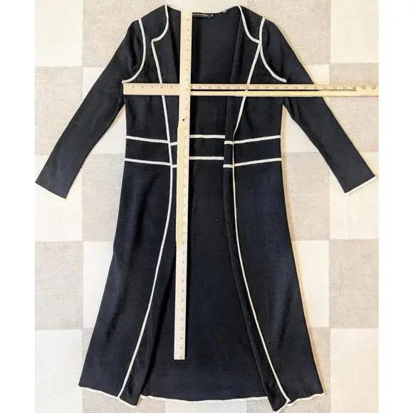 Vintage y2k silk cotton knitwear dress & cardigan set - Picture 4 of 8